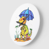 Come On Rain Große Wanduhr (Winkel)