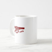 Come On You Gunners COYG Kaffeetasse (Vorderseite Links)