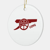 Come On You Gunners COYG Keramik Ornament (Links)