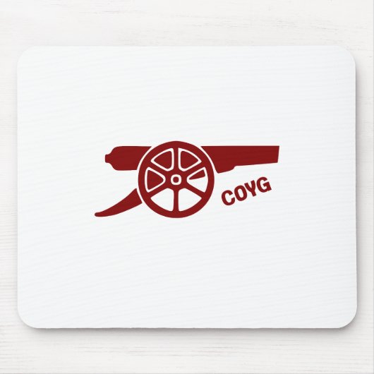 Come On You Gunners COYG Mousepad (Vorne)