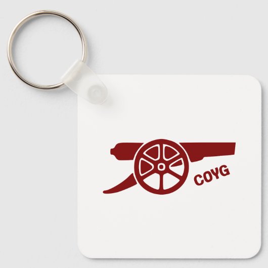 Come On You Gunners COYG Schlüsselanhänger (Vorderseite)