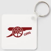 Come On You Gunners COYG Schlüsselanhänger (Rückseite)