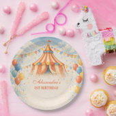 Come One Come All Circus Birthday Pappteller (Party)