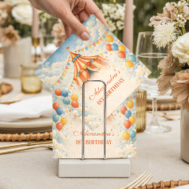 Come One Come All Circus Birthday Serviette