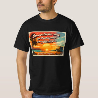 Come Out to the Coast Men's Dark Value T-Shirt