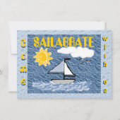 Come Sailabrate - Einladung zum Geburtstag (Vorderseite)