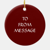 COME SEI BELLA ITALIENISCHE ORNATION KERAMIK ORNAMENT (Hinten)