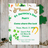 Come Share the Luck St. Patrick's Day Party Einladung