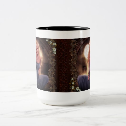 Come sitzen mit mir zweifarbige tasse (Mittel)