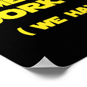 Come to the Dork Side we have pi Poster (Ecke)