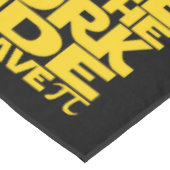 Come to the Dork Side we have pi Tischdecke (Schrägansicht)