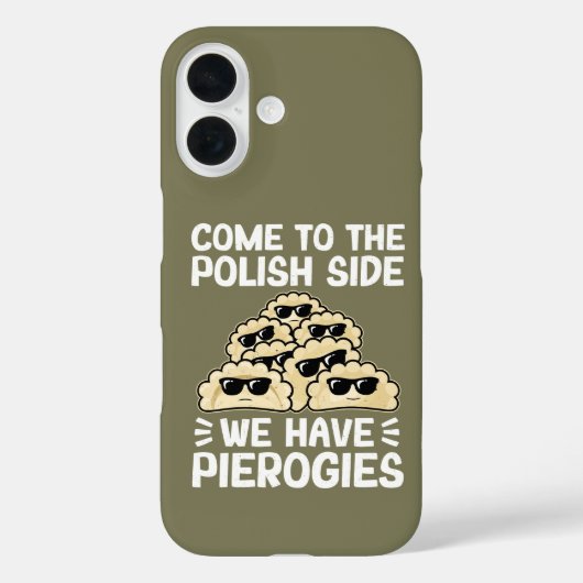 Come To The Polish Side We Have Pierogies, Funny Case-Mate iPhone Hülle (Rückseite)