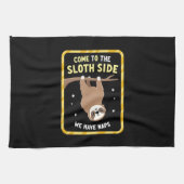 Come To The Sloth Side T-Shirt - Funny Sloth Pun ( Geschirrtuch (Horizontal)