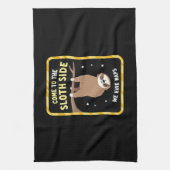 Come To The Sloth Side T-Shirt - Funny Sloth Pun ( Geschirrtuch (Vertikal)