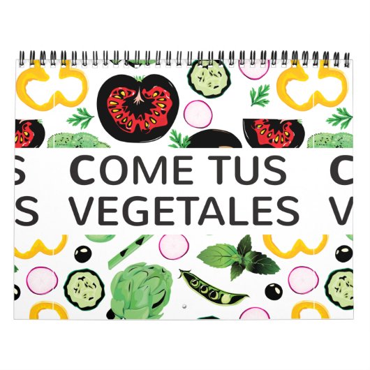 Come tus vegetales | Eat your vegetables Kalender (Titelbild)