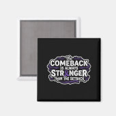 Comeback- Alzheimer-Bewusstseinsunterstützer-Schle Magnet (Vorderseite/Rückseite)