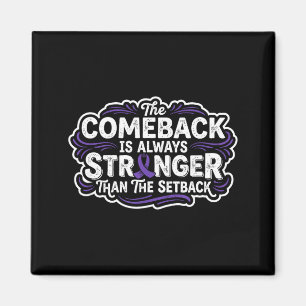 Comeback- Alzheimer-Bewusstseinsunterstützer-Schle Magnet