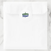 Comeback Classic Runder Aufkleber (Tasche)
