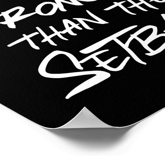 Comeback ist immer stärker als der Rückschlag Poster (Ecke)