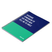 Comebacks to Use When Men Tell Me to Smile Notizblock (Linke Seite)