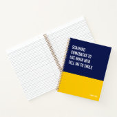 Comebacks to Use When Men Tell Me to Smile Notizblock (Innenseite)