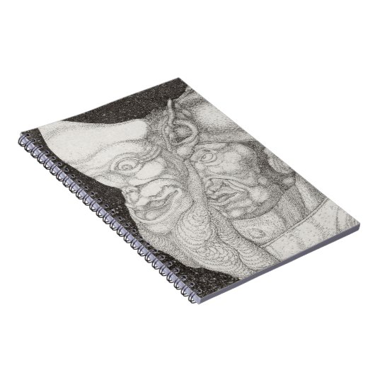 Comedian (1904), Druck von Paul Klee Notizblock (Rechte Seite)