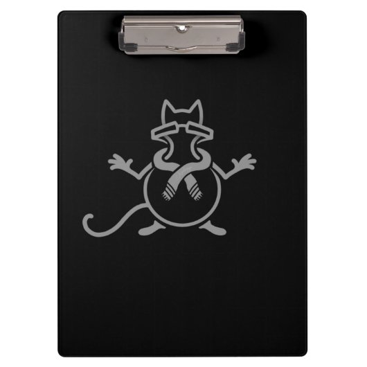 Comedian Cat Klemmbrett (Vorderseite)