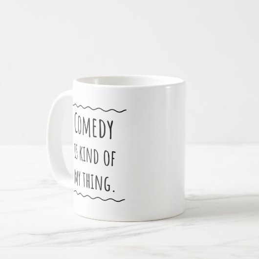 Comedian Comedy-Geschenk Coffee Tasse (Vorderseite Links)