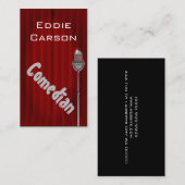 Comedian Entertainment Comedy Club Theater Visitenkarte (Vorne/Hinten)