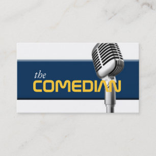 Comedian Entertainment Performer Comedy Theater Visitenkarte