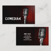 Comedian Entertainment Performer Comedy Theater Visitenkarte (Vorne/Hinten)