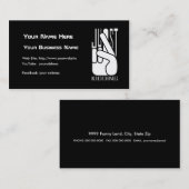 Comedian Just Kidid Business Card Visitenkarte (Vorne/Hinten)