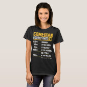 Comedian stündlich Comedian Entertainer Comedy T-Shirt (Vorne ganz)