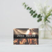 Comedian-Visitenkarte aufstehen Visitenkarte (Stehend Vorderseite)