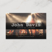 Comedian-Visitenkarte aufstehen Visitenkarte (Rückseite)