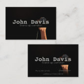 Comedian-Visitenkarte aufstehen Visitenkarte (Vorne/Hinten)