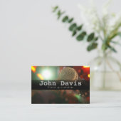 Comedian-Visitenkarte aufstehen Visitenkarte (Stehend Vorderseite)