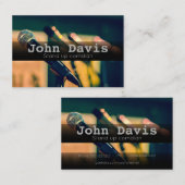 Comedian-Visitenkarte aufstehen Visitenkarte (Vorne/Hinten)