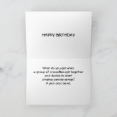 "COMEDIC CROCODILE" SAGT IHNEN GLÜCKLICH GEBURTSTA KARTE (Innenseite)