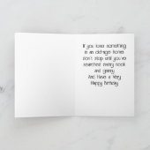 COMEDIC GNOME SAGT, DASS SIE NICHT ALT GEBURTSKART KARTE (Innenseite)