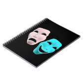 comedy-157719 comedy konfrontiert Theater Tragödie Notizblock (Linke Seite)