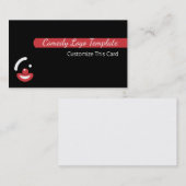 Comedy - Abstrakte Funny Logos Visitenkarte (Vorne/Hinten)