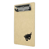 Comedy and Tragedy Mask Theater Mini Klemmbrett (Gewinkelt2)