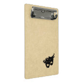 Comedy and Tragedy Mask Theater Mini Klemmbrett (Schrägansicht)