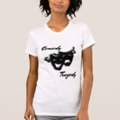 Comedy and Tragedy Mask Theater T-Shirt (Vorderseite)