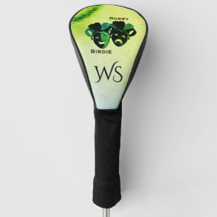 Comedy and Tragedy Theater Design Green Golf Headcover
