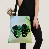 Comedy and Tragedy Theater Design Green Tasche (Von Nahem)