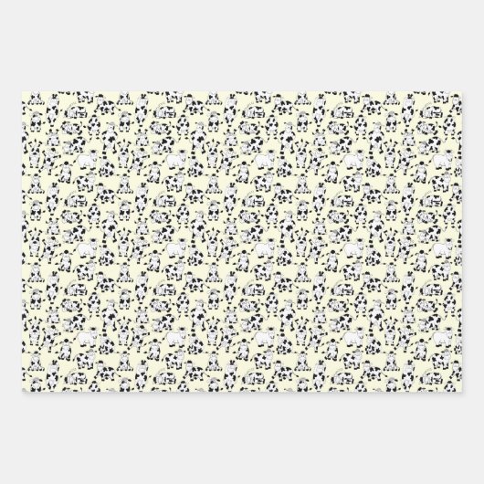 Comedy Cows Having Fun! Geschenkpapier Set (Vorderseite)