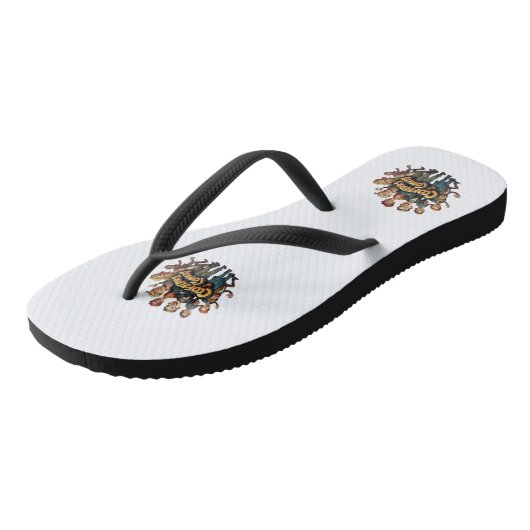 Comedy-Kassen Badesandalen (Schrägansicht)