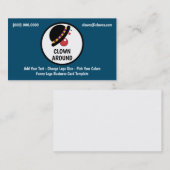 Comedy Logos Clown Visitenkarte (Vorne/Hinten)